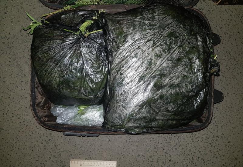 Полицейские задержали 18-летнего калужанина с чемоданом, полным наркотиков