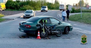 16-летний мотоциклист попал в ДТП в Калуге