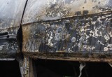 В сгоревшем автомобиле найдены останки полицейского