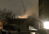 В Калуге сгорел двухэтажный дом на ул. Баумана
