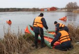 На Яченском водохранилище прошли учения спасателей