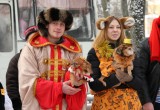 В калужском парке прошел городской фестиваль «Новогодний маскарад»