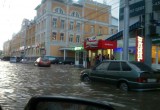 Потоп в Калуге после ливня. Подборка видео и фото
