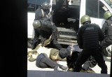Бойцы ФСБ освободили "заложников" в калужской гостинице. Фото спецоперации