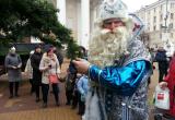 Дед Мороз проинспектировал установку главной новогодней ёлки Калуги