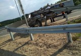 Автомобиль "Лада" разворотило на Киевской трассе (фото)