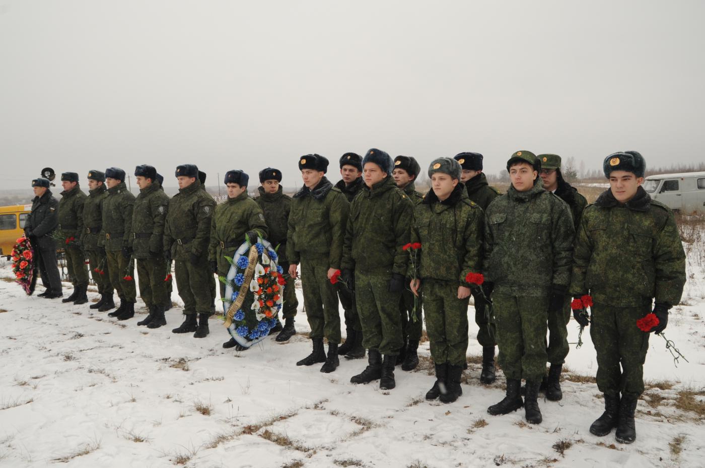 В Калужской области почтили память погибших воинов-чекистов