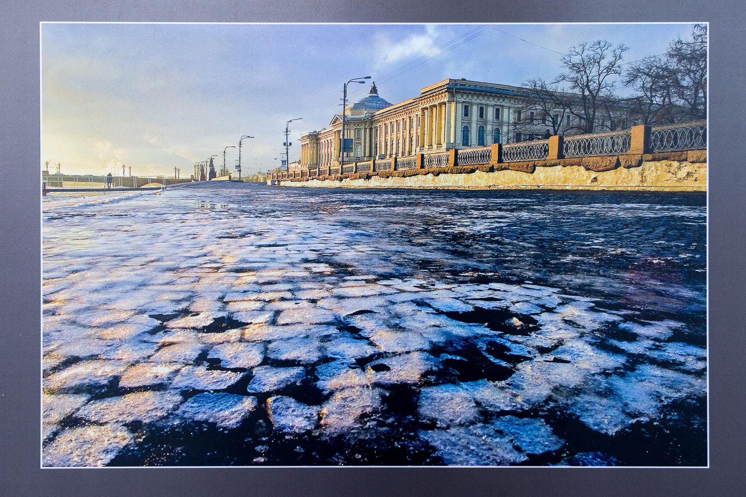 васильевский остров зимой
