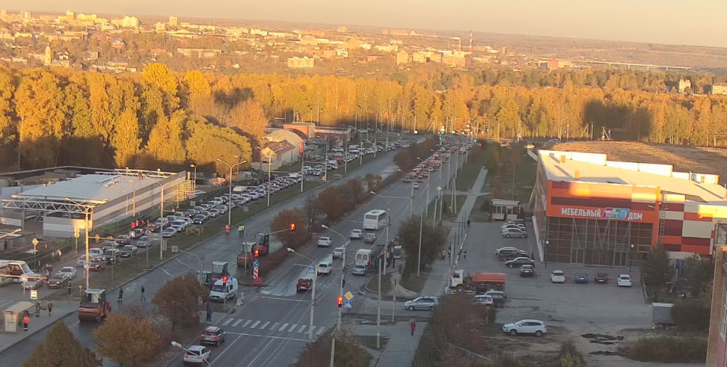 Движение в сторону Правого берега парализовано