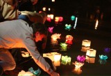 На Яченском водохранилище прошел Фестиваль водных фонариков