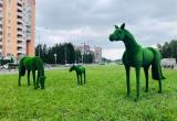В Обнинске появились зелёные лошади