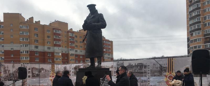 Открытие памятника Краснопивцеву, фото Якова Казацкого