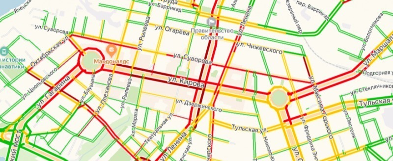 Скриншот из сервиса Яндекс.Карты