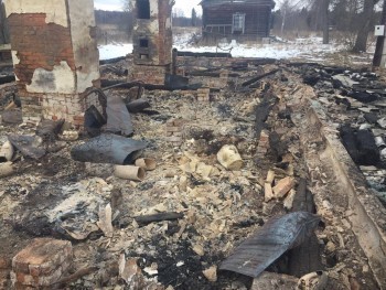 Мужчина погиб в страшном пожаре в Калужской области
