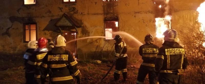 Место пожара, фото ГУ МЧС России по Калужской области