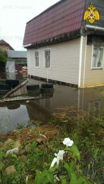 В Обнинске затопило 75 дачных участков