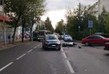 Молодой мотоциклист пострадал в ДТП на Плеханова