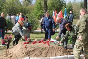 В Калужской области перезахоронили останки бойцов Красной Армии