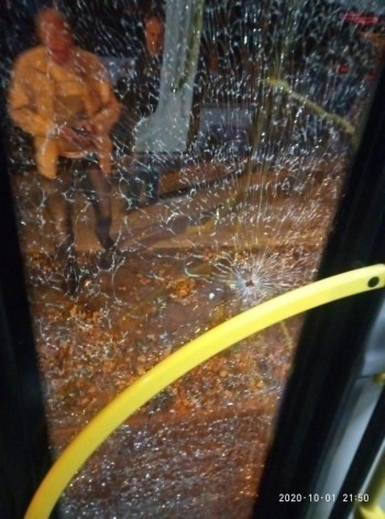 В Калуге выстрелили в пассажирский автобус