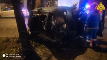 Серьёзная авария произошла ночью в Калуге