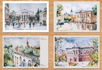 Картины калужан появятся на почтовых открытках