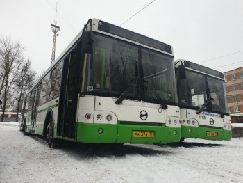 В Калугу прибыло 17 автобусов из Москвы