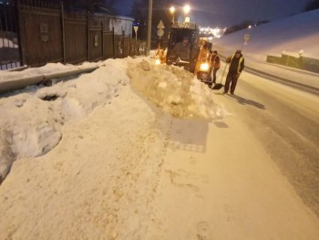 За выходные из Калуги вывезли более 34 000 кубометров снега