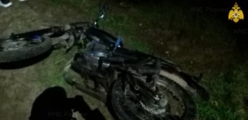 Юный мотоциклист пострадал в ночном ДТП  