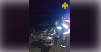 Три человека пострадали в ночном ДТП на Киевской трассе 