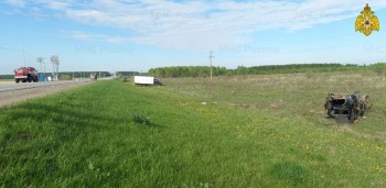 В Калужской области на трассе М-3 столкнулись три автомобиля