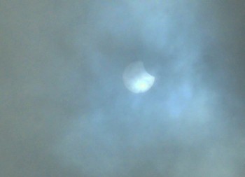Появилось фото солнечного затмения в Калуге