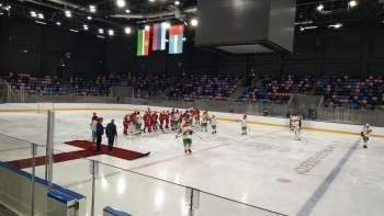 В калужском Дворце спорта прошли товарищеские хоккейные матчи