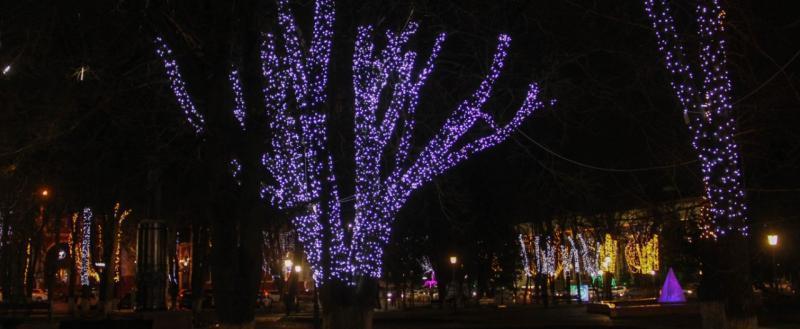 В Калуге планируется установить 28 новогодних ёлок