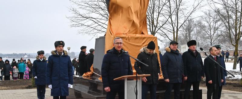 В Калужской области  открыли памятник Людиновским подпольщикам