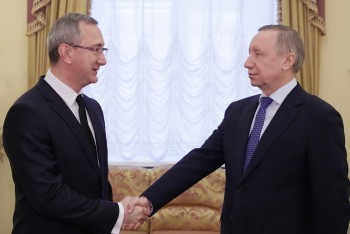 Владислав Шапша провел рабочую встречу с губернатором Санкт-Петербурга Александром Бегловым