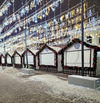 Новогодняя ярмарка на улице Театральной откроется 17 декабря 