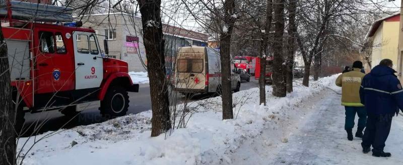 Место происшествия, фото пресс-службы ГУ МЧС России по Калужской области