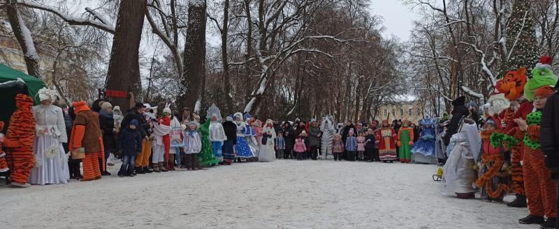 3 января в Городском парке культуры и отдыха прошёл новогодний карнавал