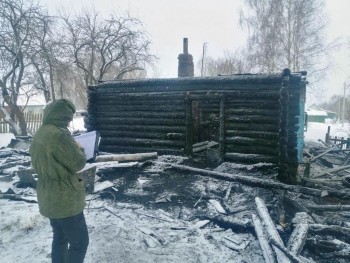 В Калужской области при пожаре в жилом доме погиб мужчина