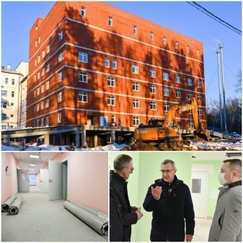 В Калуге завершается строительство нового корпуса детской больницы 