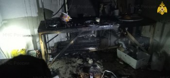 В Жукове в загоревшейся квартире пострадал человек