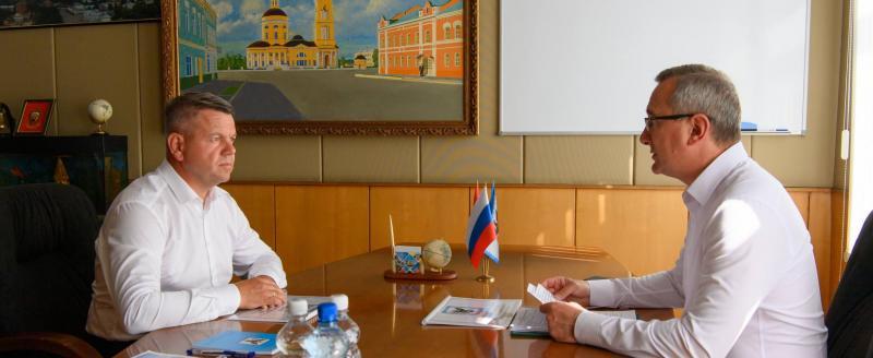 Владислав Шапша провел рабочую встречу с главой Мосальского района