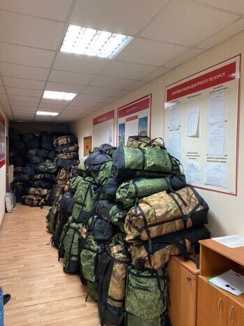 Мобилизованным из Калужской области отправили очередную партию гуманитарной помощи