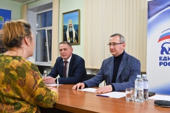 Губернатор Владислав Шапша провел прием граждан в Мещовске