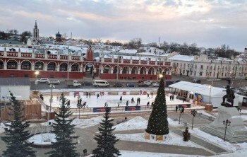 «Ростелеком» обеспечил видеонаблюдением каток на площади Старый торг в Калуге