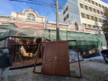 В Калуге реставрируют усадьбу Сухозанет на улице Кропоткина