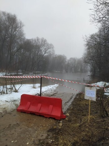 Еще одна дорога в Калужской области оказалась затоплена