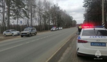 На трассе в Калужской области сбили сотрудника ДПС 