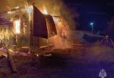 В Калужской области сгорел жилой деревянный дом