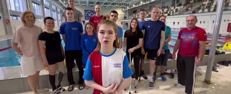 Скриншот с видео Министерства спорта Калужской области